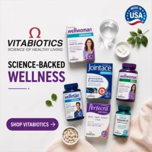 Vitabiotics vitamins and supplements in Pakistan for men women joints and beauty