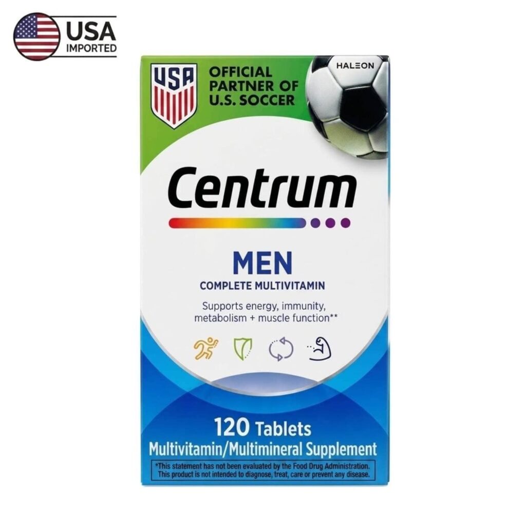 Centrum Men Complete Multivitamin 120 Tablets Box - Original USA Imported in Pakistan