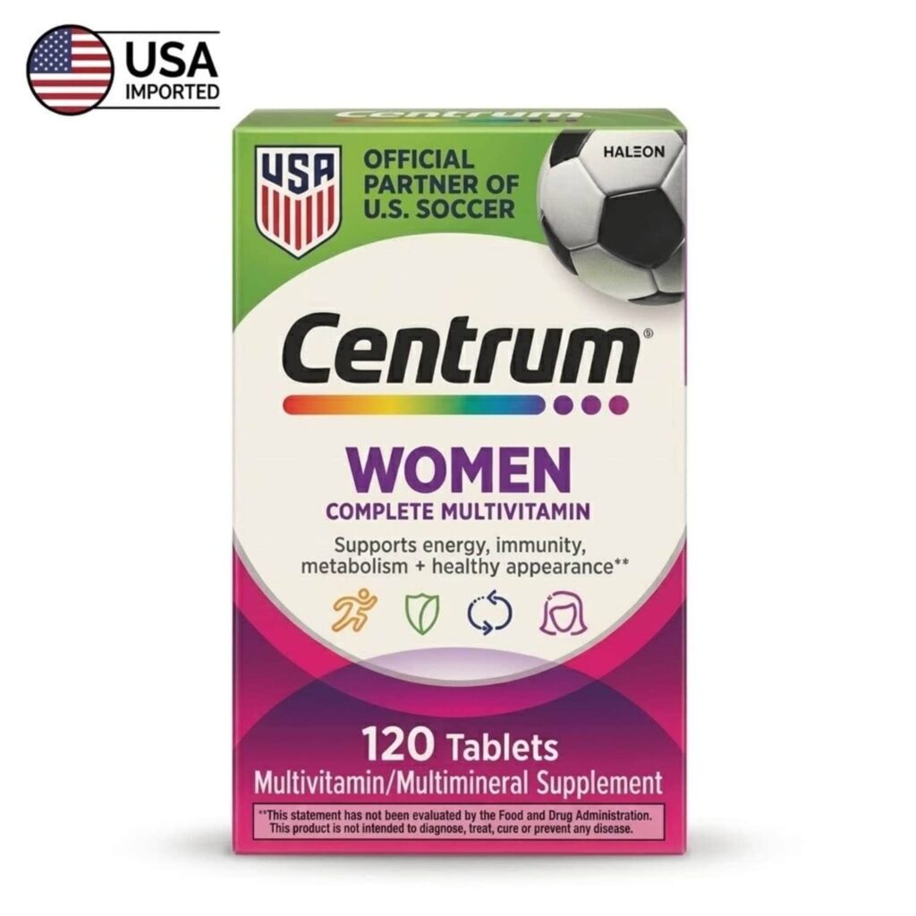 Centrum Women Complete Multivitamin 120 Tablets Box - Original USA Imported in Pakistan
