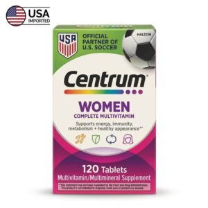 Centrum Women Complete Multivitamin 120 Tablets Box - Original USA Imported in Pakistan
