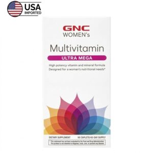 GNC Women Ultra Mega Multivitamin 90 Caplets Pack - Authentic USA Import on HealthBazaar.pk