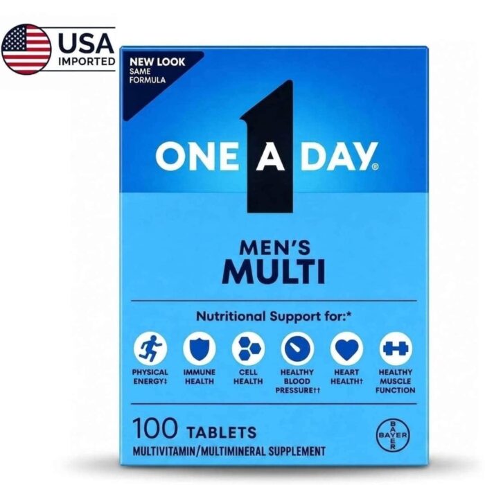 One A Day Men's Multitamins 100 Tablets Box - Original USA Imported at HealthBazaar Pakistan