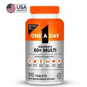 One A Day Women's 50+ Multivitamin - 100 Tablets - Immune, Bone, Heart & Brain Health Support - Buy Online in Pakistan at Healthbazaar.pk