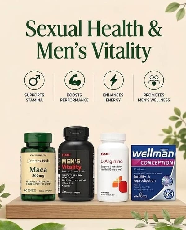 Products for Men's Sexual Wellness, Vitality, Stamina, and Endurance available at Healthbazaar.pk