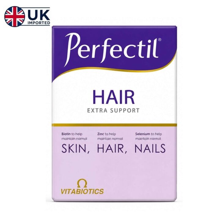 Vitabiotics Perfectil Hair Extra Support 60 Tablets original UK imported stock in Pakistan - HealthBazaar