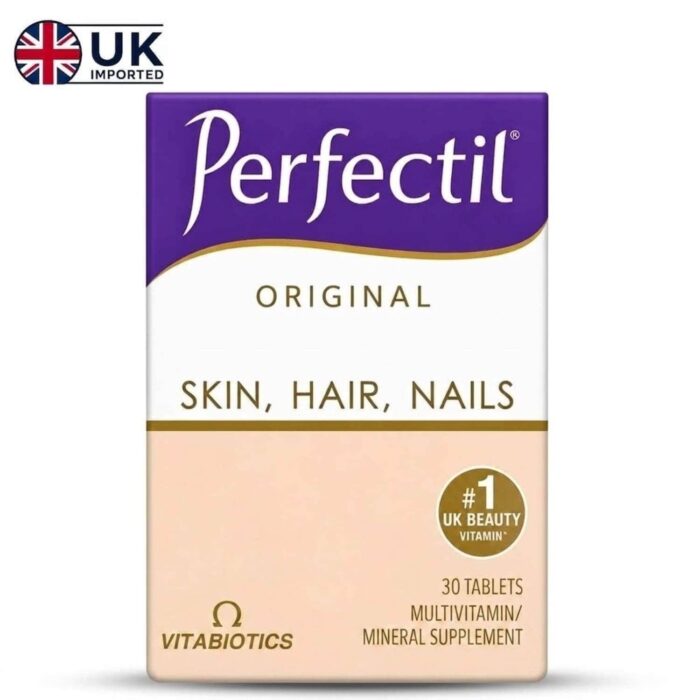 Vitabiotics Perfectil Original 30 Tablets Vitabiotics Perfectil Original 30 Tablets for skin hair and nails - HealthBazaar.pk