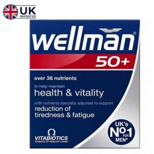 Buy Original Vitabiotics Wellman 50 Plus 30 Tablets Online in Pakistan - HealthBazaar.pk