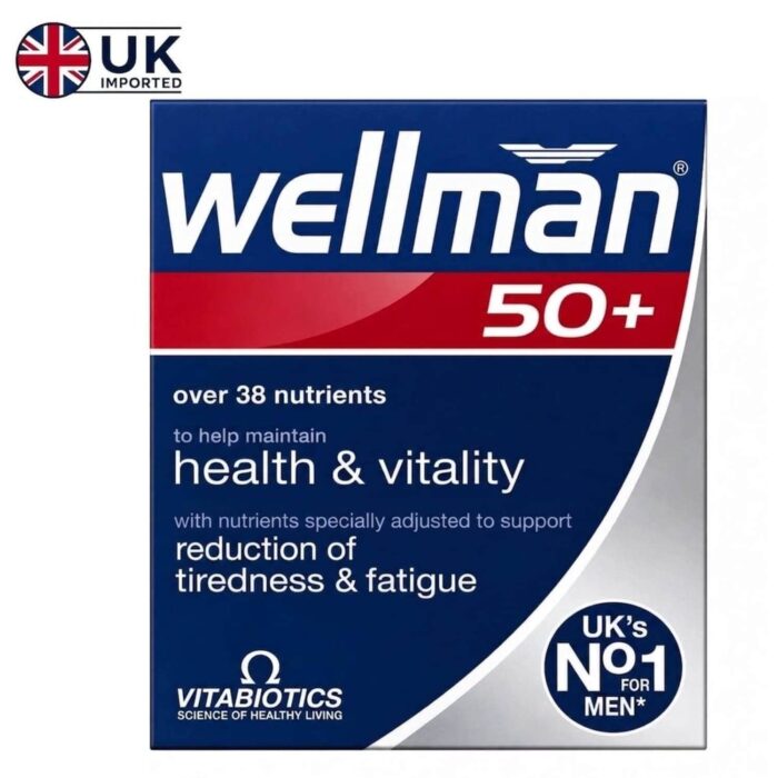 Buy Original Vitabiotics Wellman 50 Plus 30 Tablets Online in Pakistan - HealthBazaar.pk