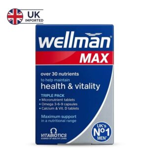 Vitabiotics Wellman Max 84 Tablets Price in Pakistan - HealthBazaar.pk