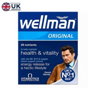 Buy Original Vitabiotics Wellman Original 30 Tablets in Pakistan - HealthBazaar.pk