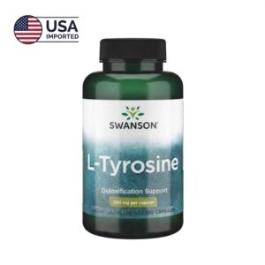 Swanson L-Tyrosine 500mg 100 Capsules bottle HealthBazaar Pakistan